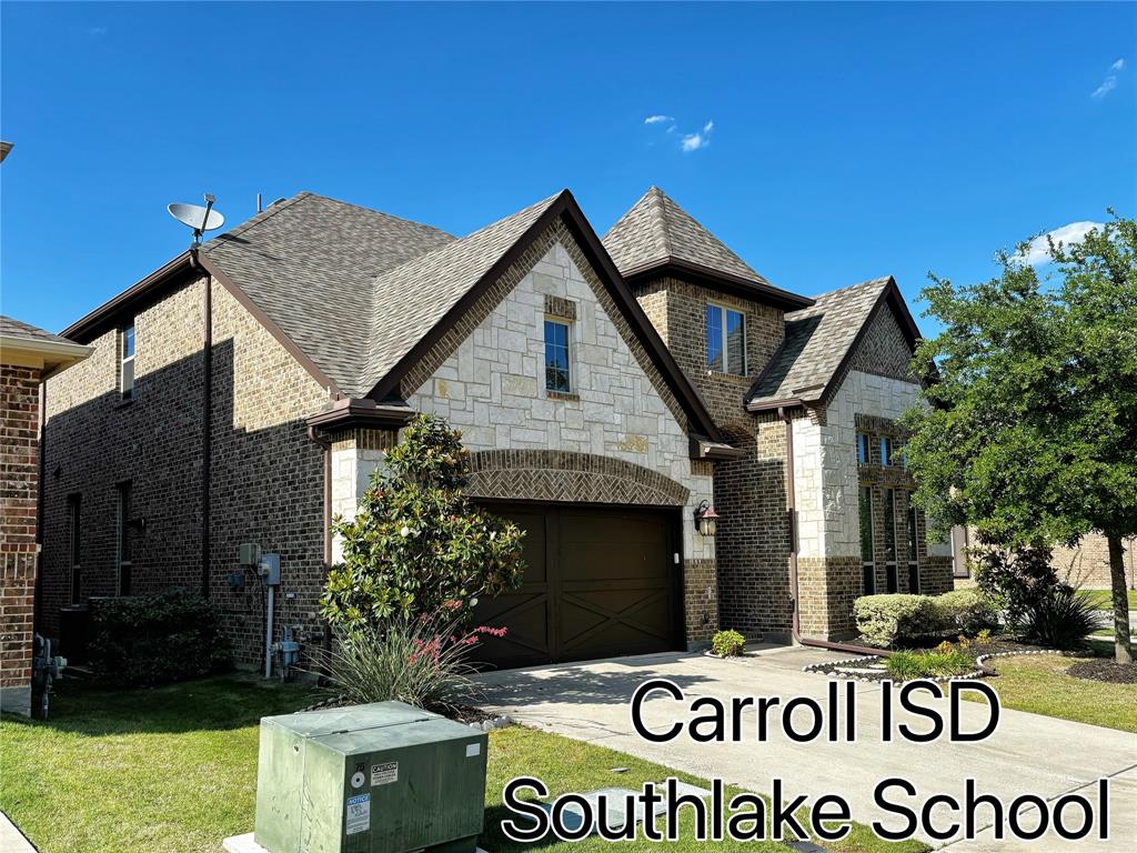 3037 Crestwater Ridge Keller, TX 76248 - Photo 1 of 25 a front view of a house with a yard