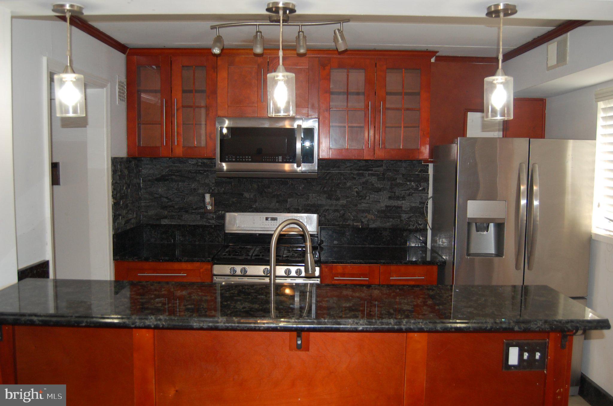3346 Hewitt Avenue, Unit 11A Silver Spring, MD 20906 - Photo 3 of 8 Sleek modern kitchen with rich finishes.