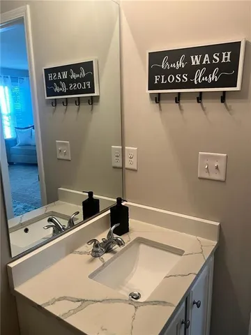 a close up of a sink