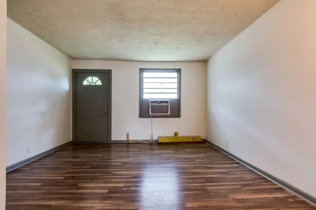 a view of a storage and utility room