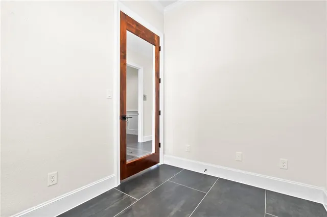 a view of an empty room