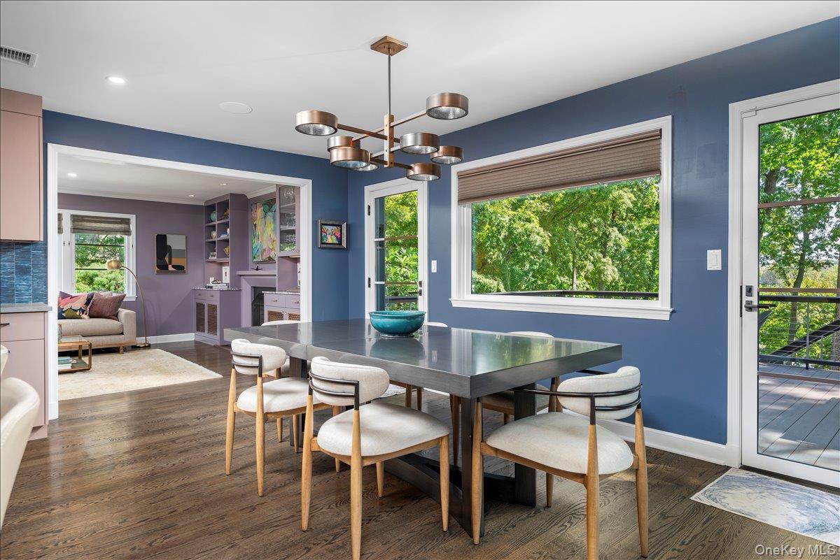 18 South Ridge Road Larchmont, NY 10538 - Photo 5 of 35 a view of a dining room with furniture window and outside view