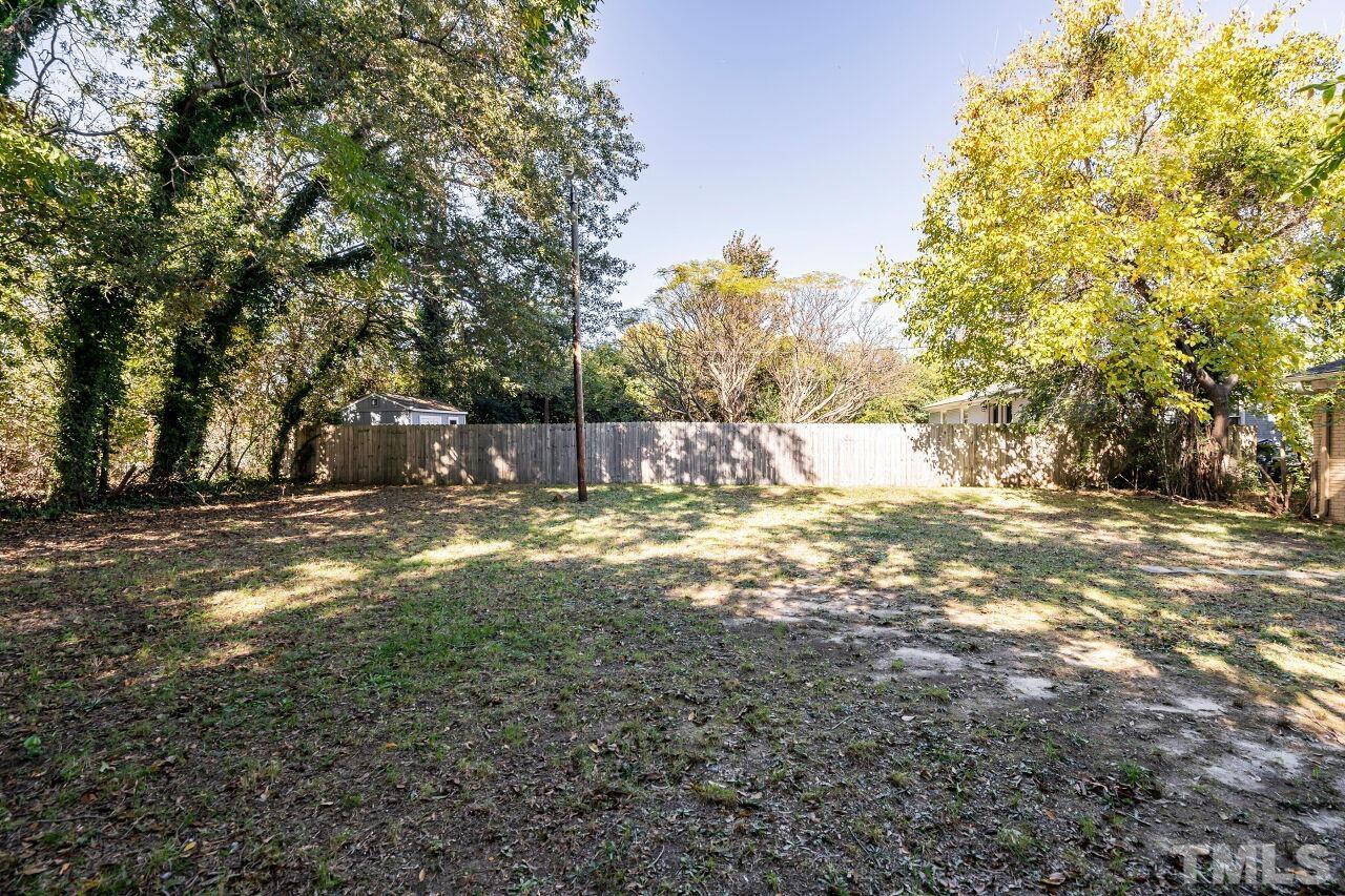 1105 Brighton Road Raleigh, NC 27610 - Photo 19 of 22 a view of yard with trees