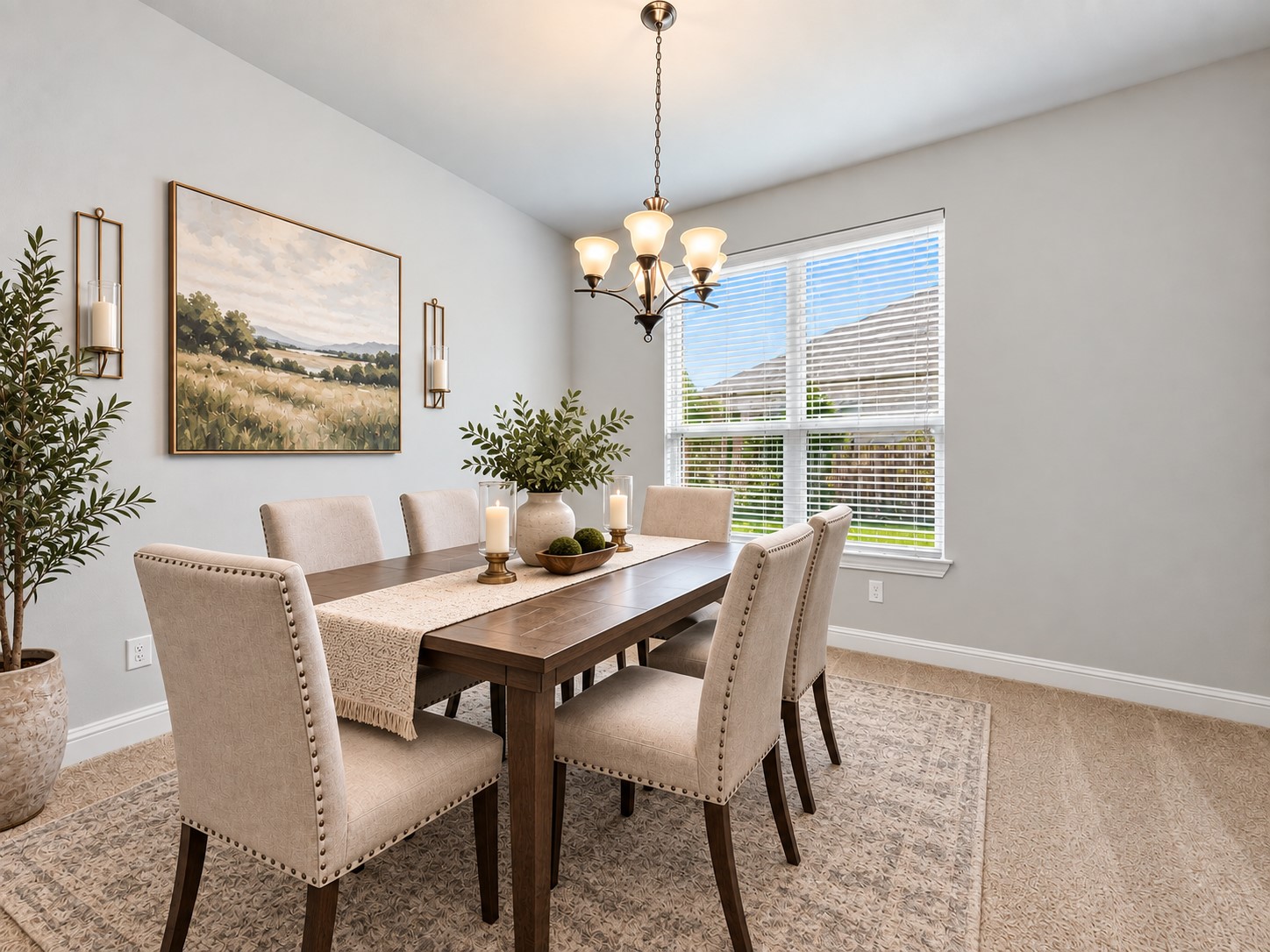 9626 Invergarry Way Tomball, TX 77375 - Photo 5 of 43 Virtually staged to showcase the flex space as a formal dining area with ample room for a large dining table and seating.