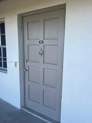 a view of door