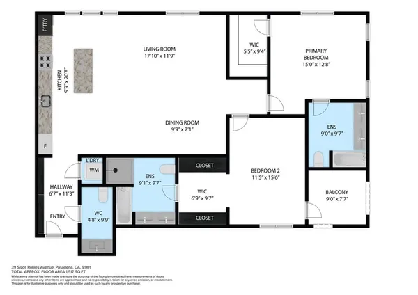 $1,548,000 | 39 South Los Robles Avenue, Unit 3019, Pasadena, CA 91101