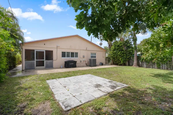 a view of a house with a patio