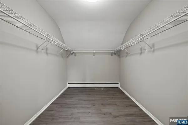 a view of a walk in closet