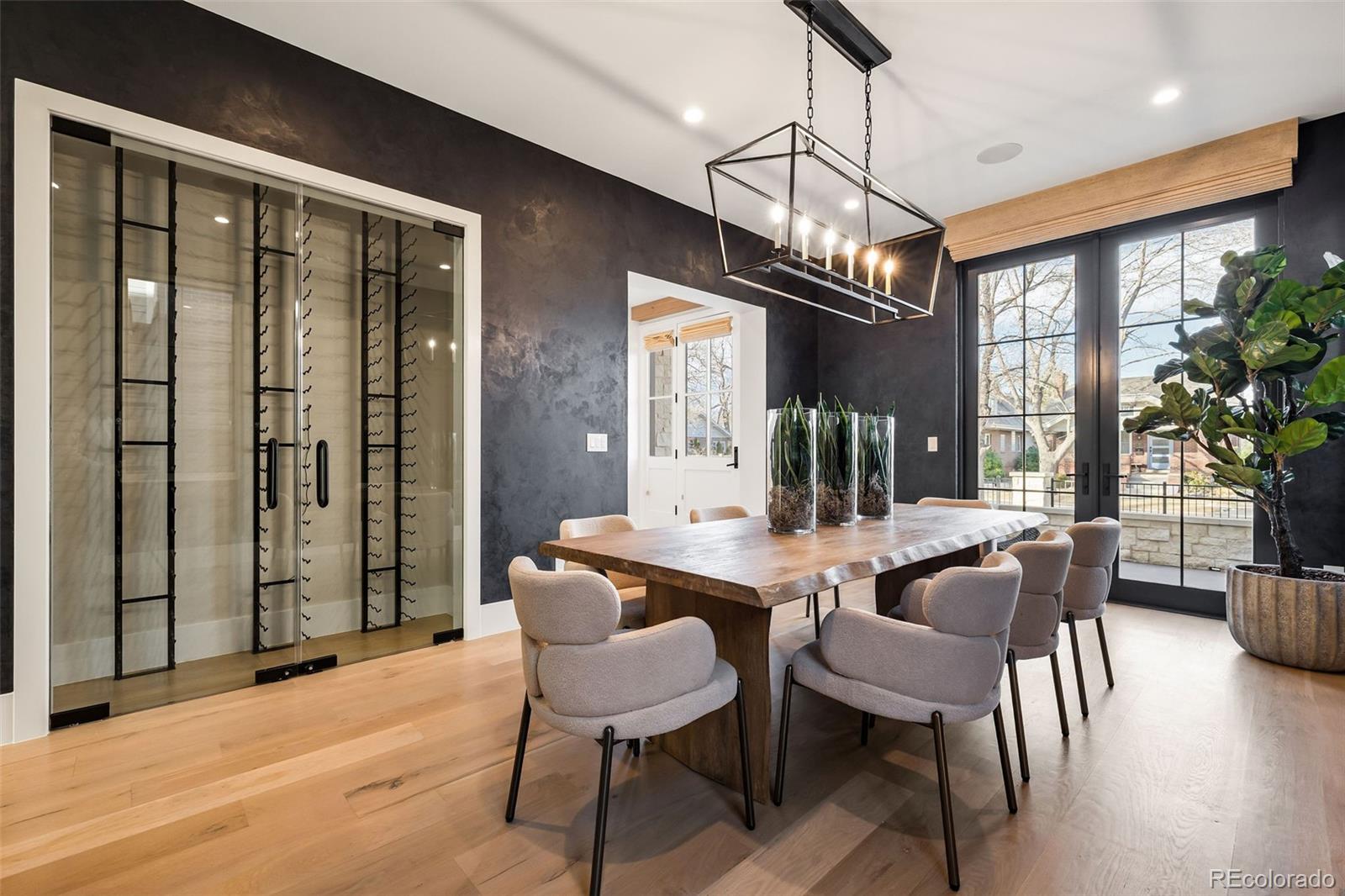 1026 South High Street Denver, CO 80209 - Photo 6 of 50 a view of a dining room with furniture window and wooden floor