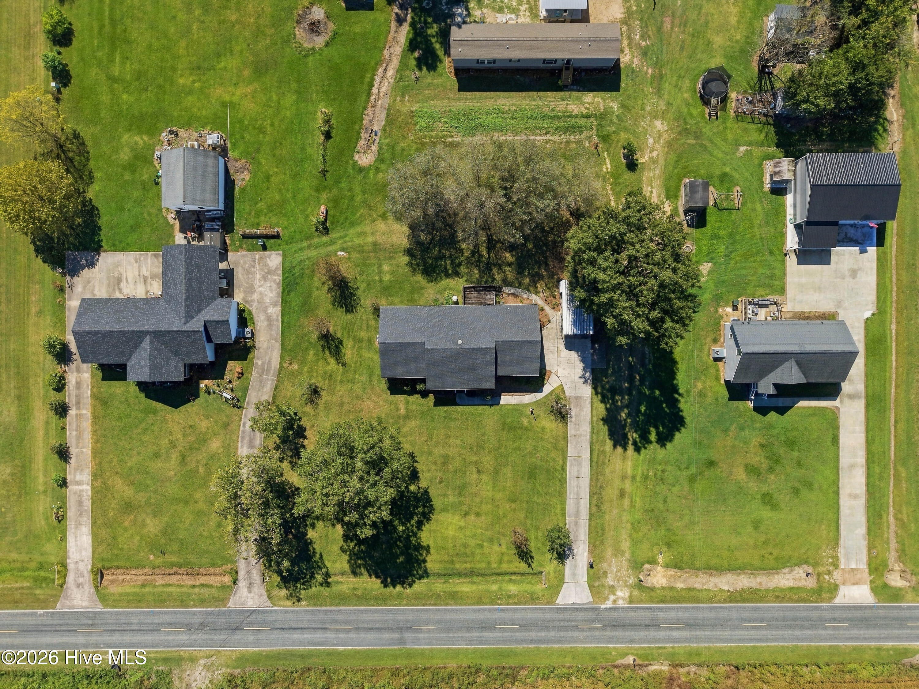 344 Ludie Brown Road Chinquapin, NC 28521 - Photo 38 of 47 38_top view aerial