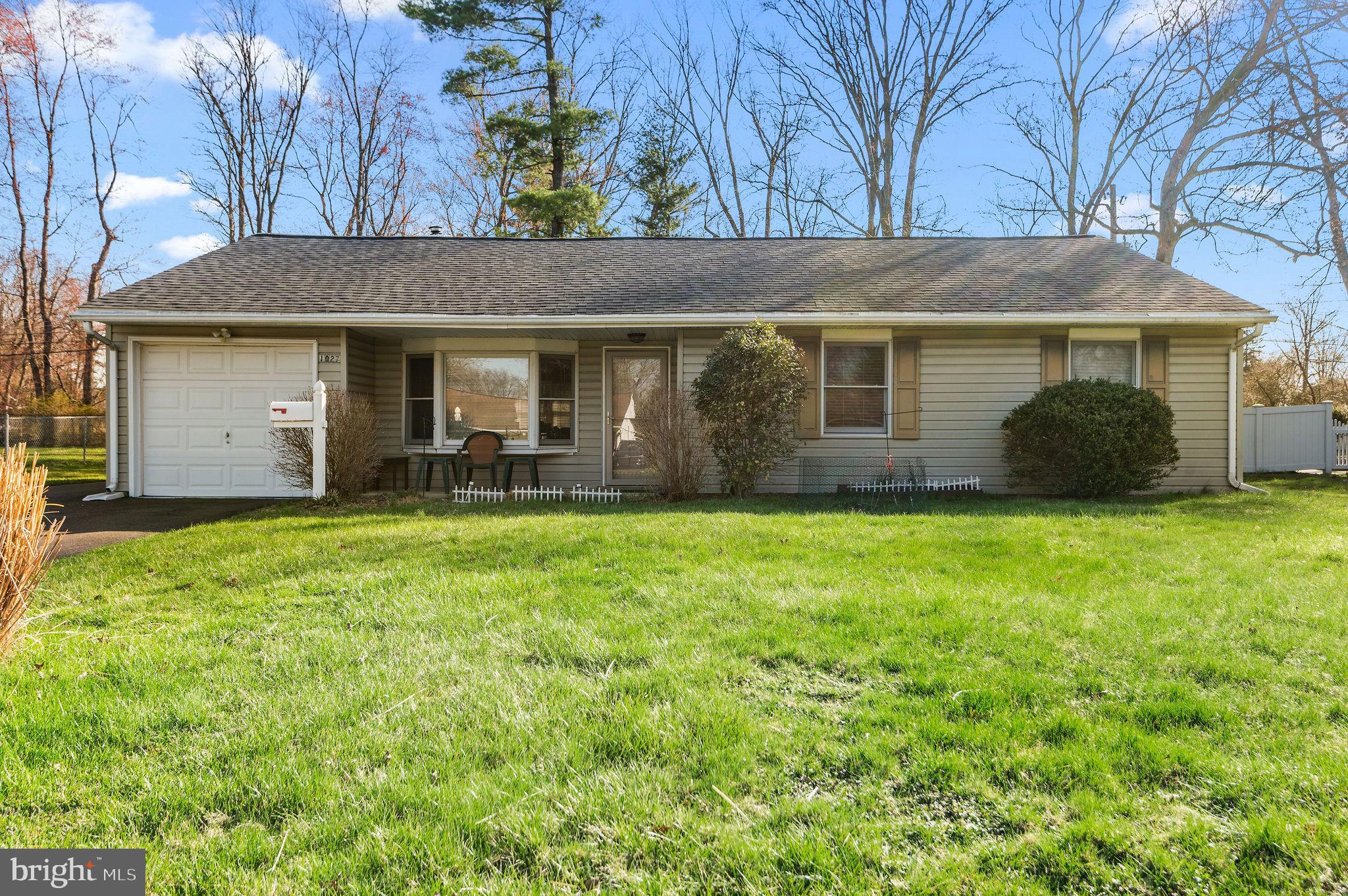1027 Rozel Avenue Southampton, PA 18966 - Photo 18 of 24 a view of a house with backyard and garden