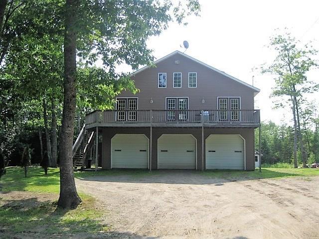 132 Mud Mill Road Augusta, ME 04330 - Photo 12 of 15 Exterior Front with 3-car garage under