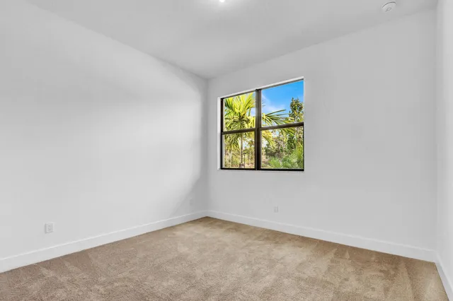 an empty room with window