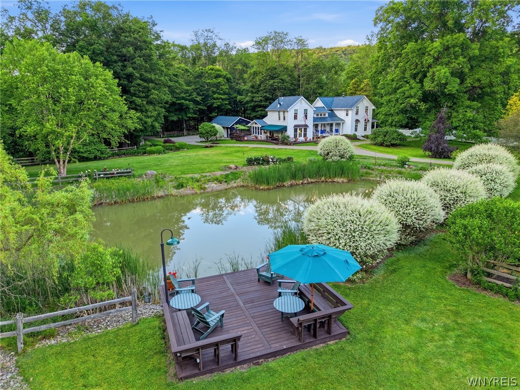 9788 Clarksburg Road Eden, NY 14057 - Photo 46 of 49 Pond between house and barn