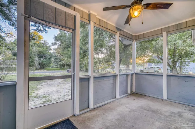 a view of open city from a window