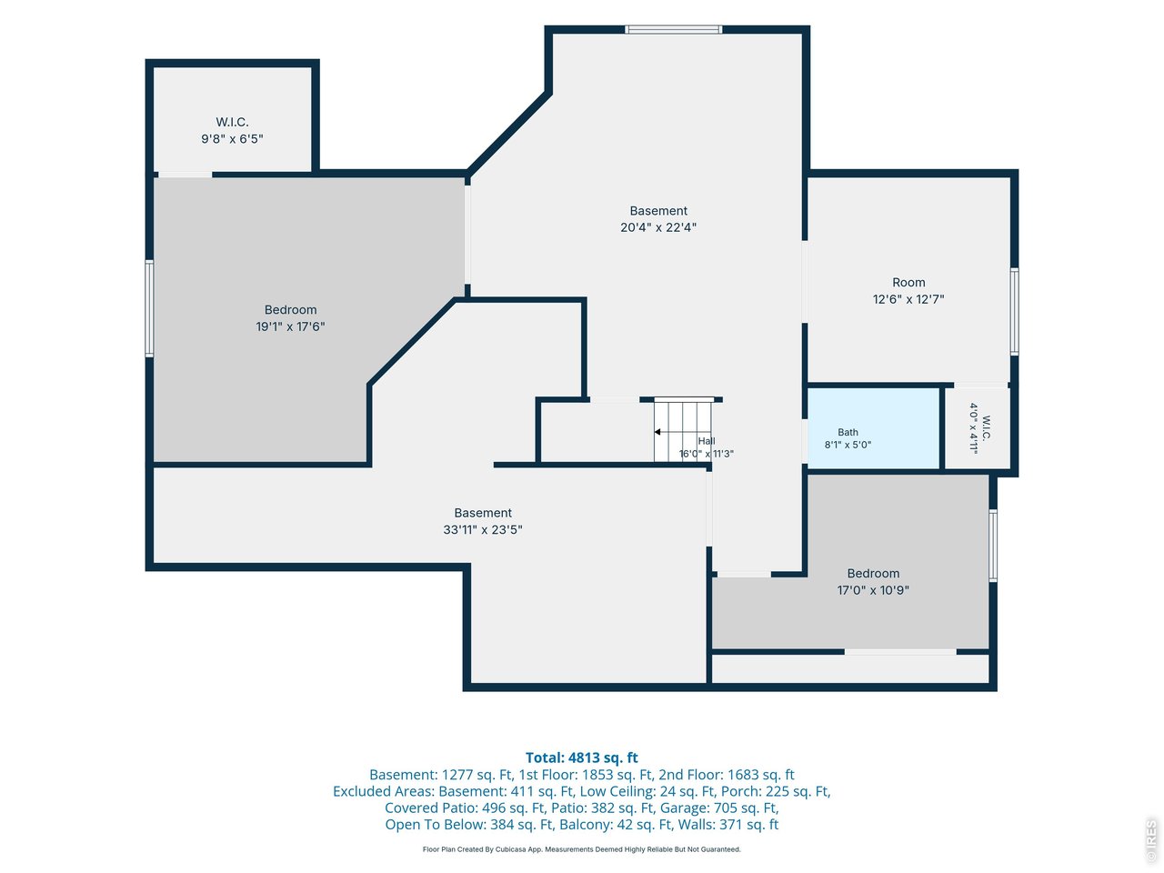 718 Skywalker Point Lafayette, CO 80026 - Photo 46 of 48 Basement Floor Plan