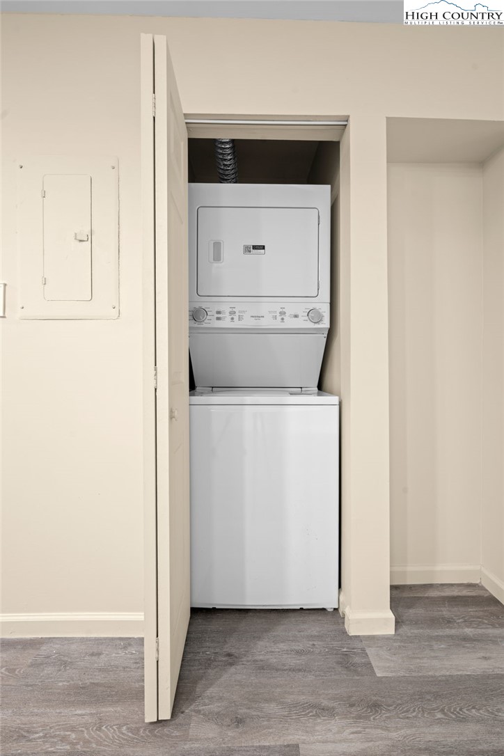 128 Zeb Street, Unit A101 Boone, NC 28607 - Photo 12 of 32 a utility room with dryer and washer