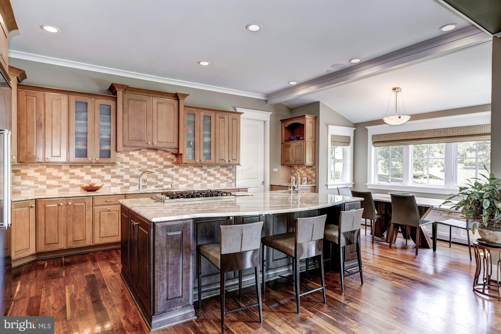 9927 Carter Road Bethesda, MD 20817 - Photo 14 of 47 Exquisite Chef's Kitchen with Breakfast Bar