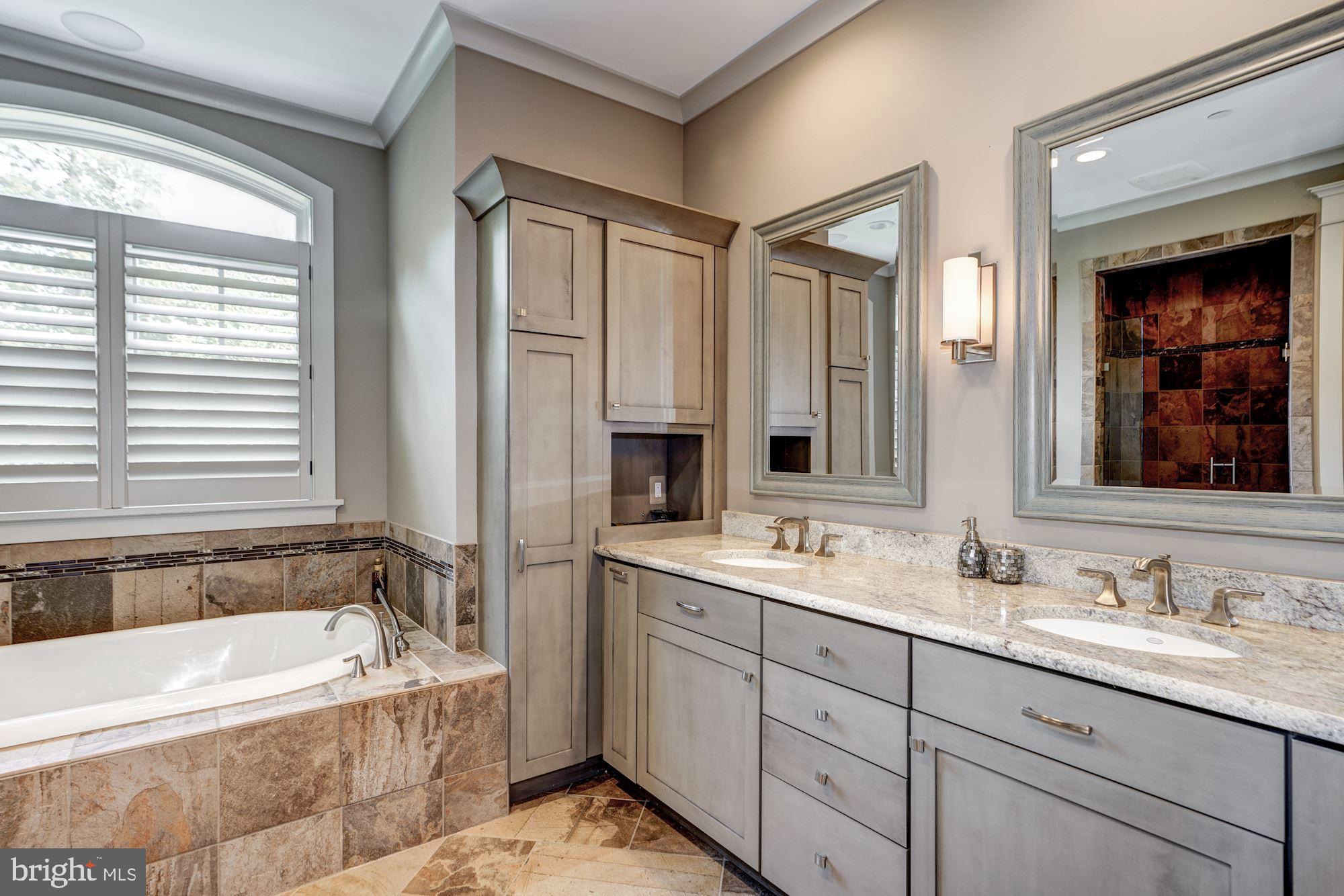 9927 Carter Road Bethesda, MD 20817 - Photo 23 of 47 Luxurious Master Bath, Double Sinks