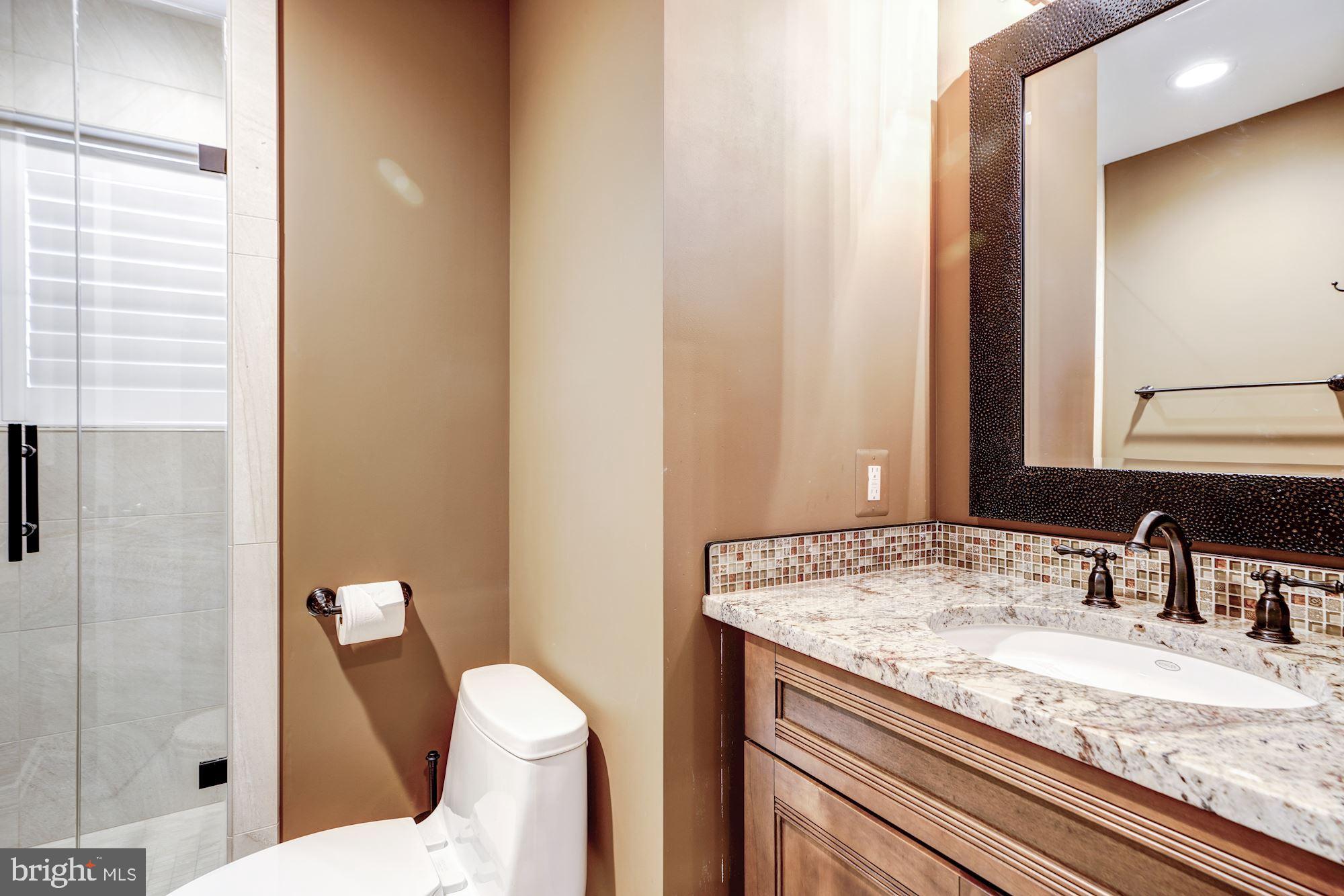 9927 Carter Road Bethesda, MD 20817 - Photo 31 of 47 Hall Bath with Walk-In Shower