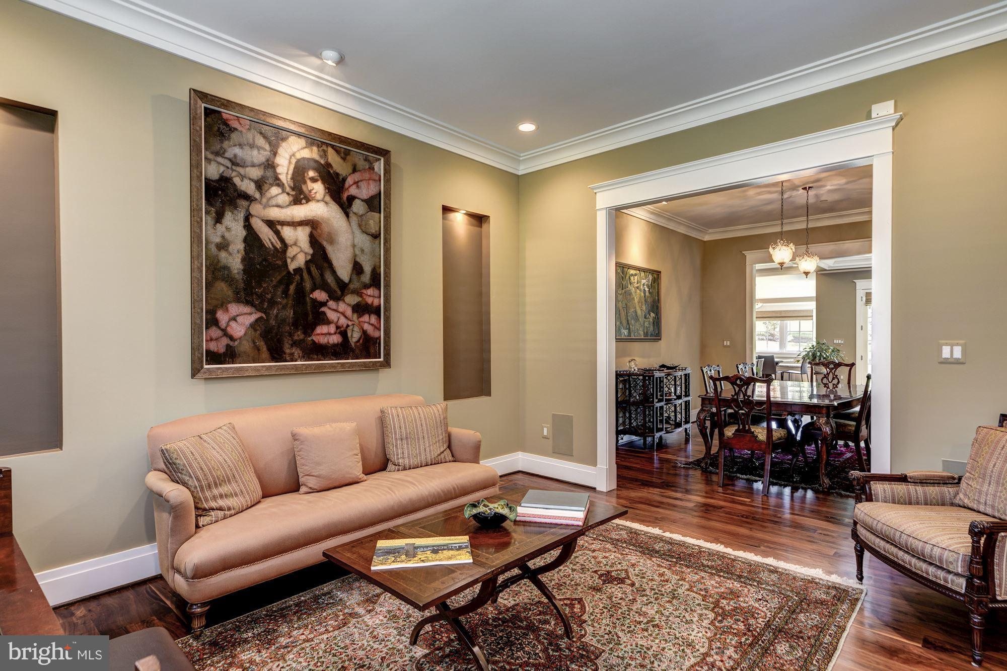 9927 Carter Road Bethesda, MD 20817 - Photo 7 of 47 Living Room Flows to Dining Room