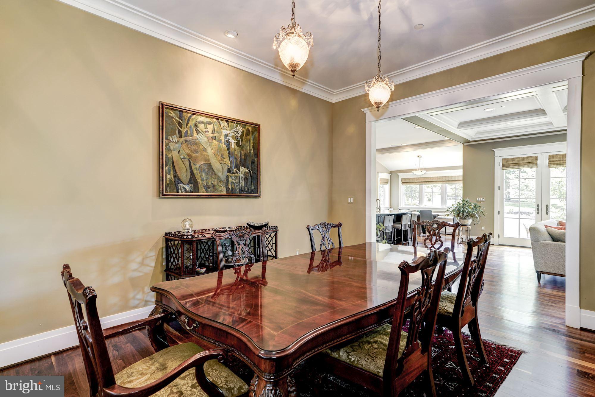 9927 Carter Road Bethesda, MD 20817 - Photo 8 of 47 Spacious Formal Dining Room Leading to Family Room