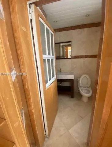 a view of a room with walk in closet