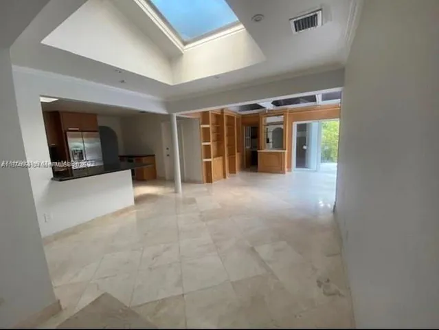 a view of empty room