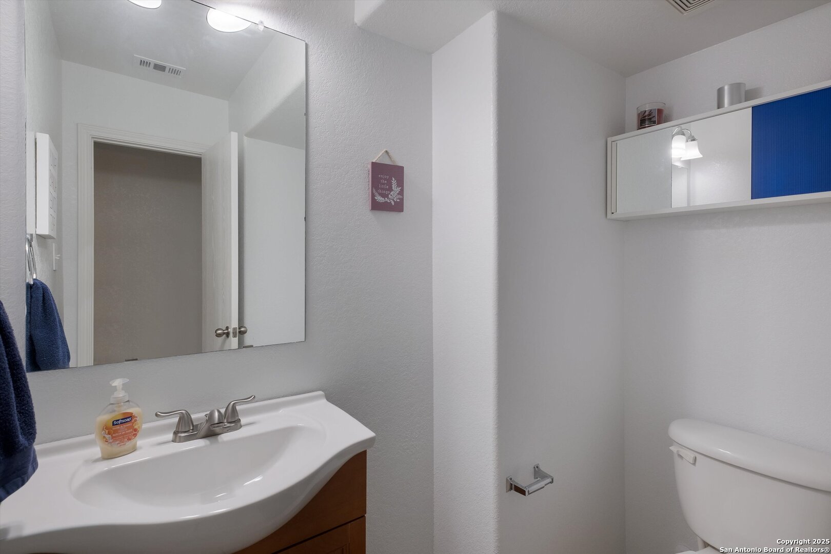 10711 Rindle Ranch San Antonio, TX 78249 - Photo 10 of 31 a bathroom with a sink vanity and a toilet