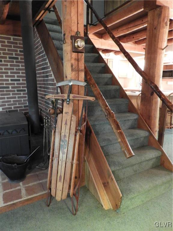 143 Scheller Hill Road Kunkletown, PA 18058 - Photo 37 of 44 Log hand railings