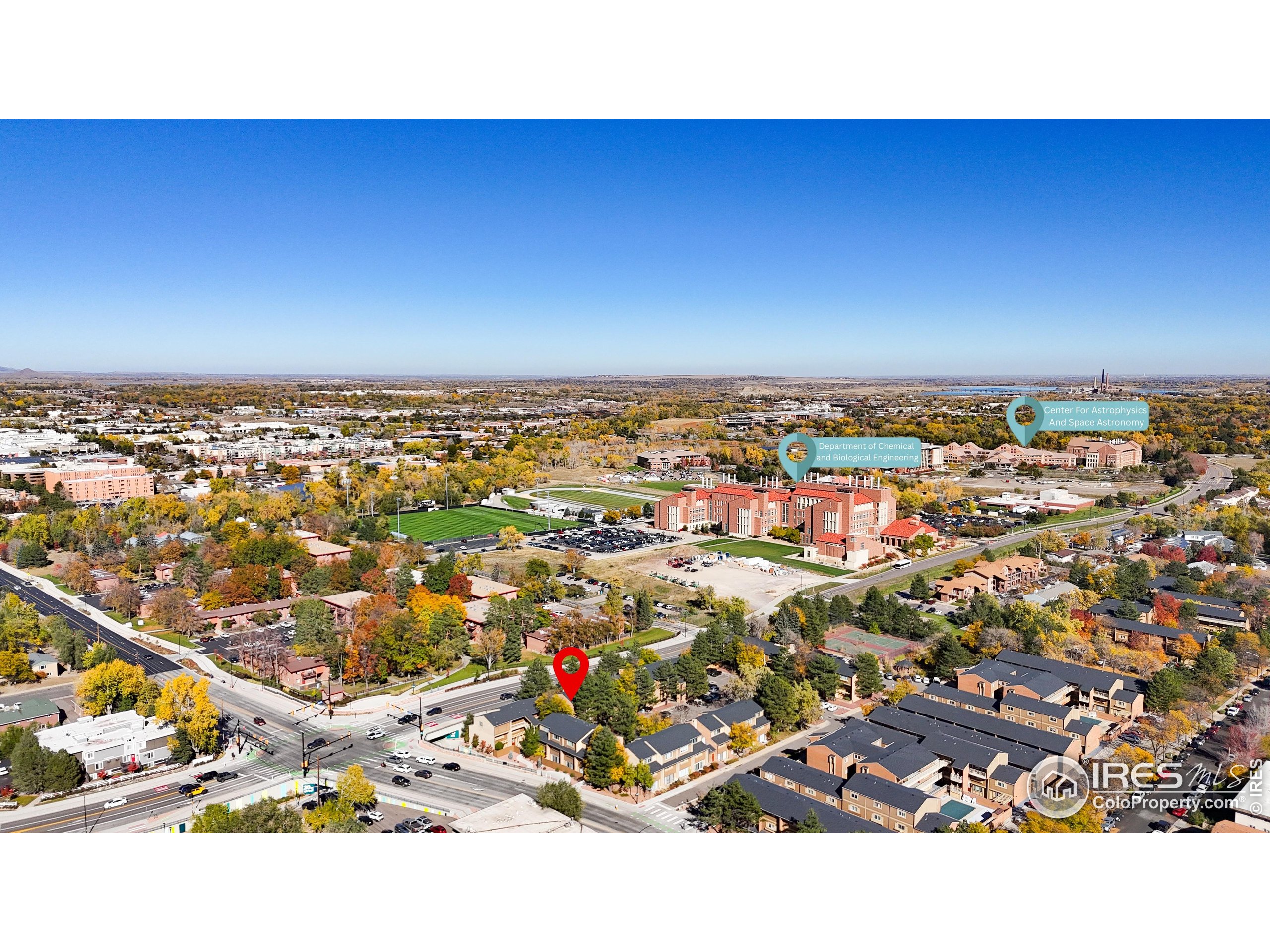 3000 Colorado Avenue, Unit B206 Boulder, CO 80303 - Photo 21 of 23 an aerial view of a