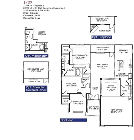 an empty room with wooden floor and fireplace