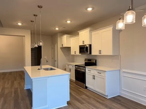 a view of small space with racks on the wall