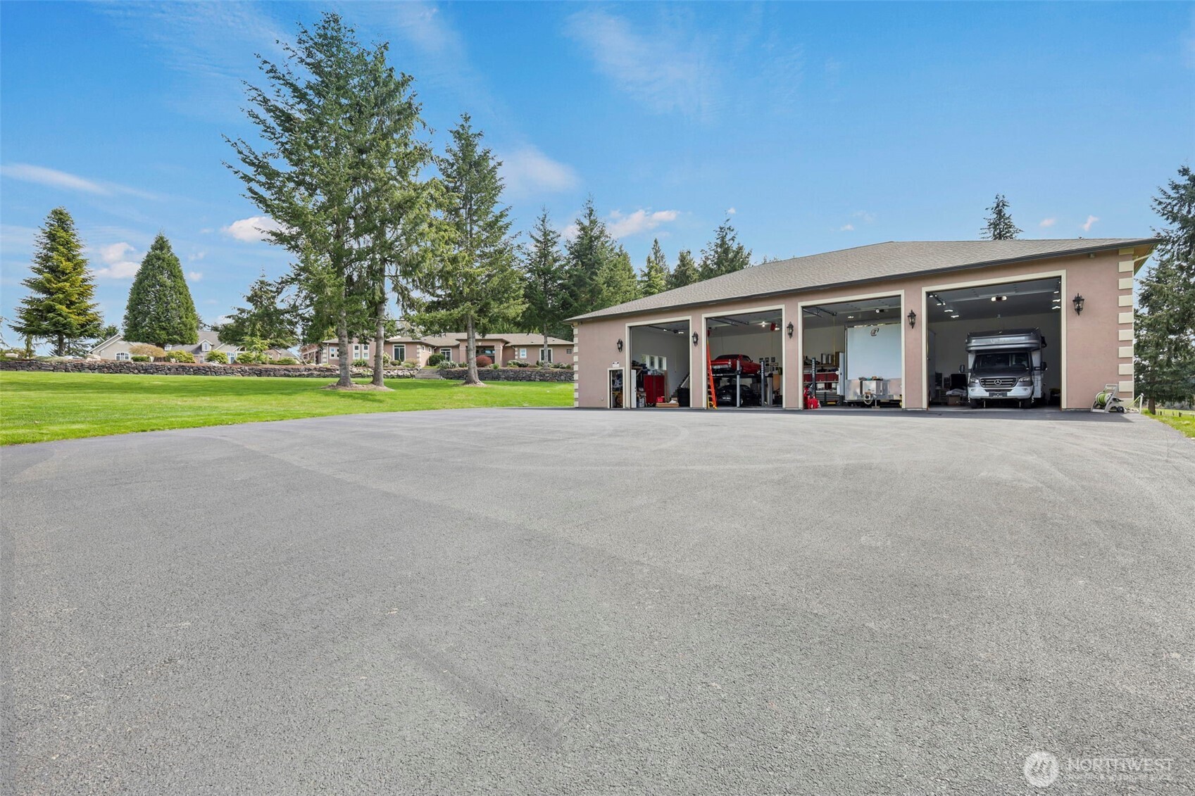 13612 231st Street East Graham, WA 98338 - Photo 24 of 40 a view of a house with outdoor space and porch