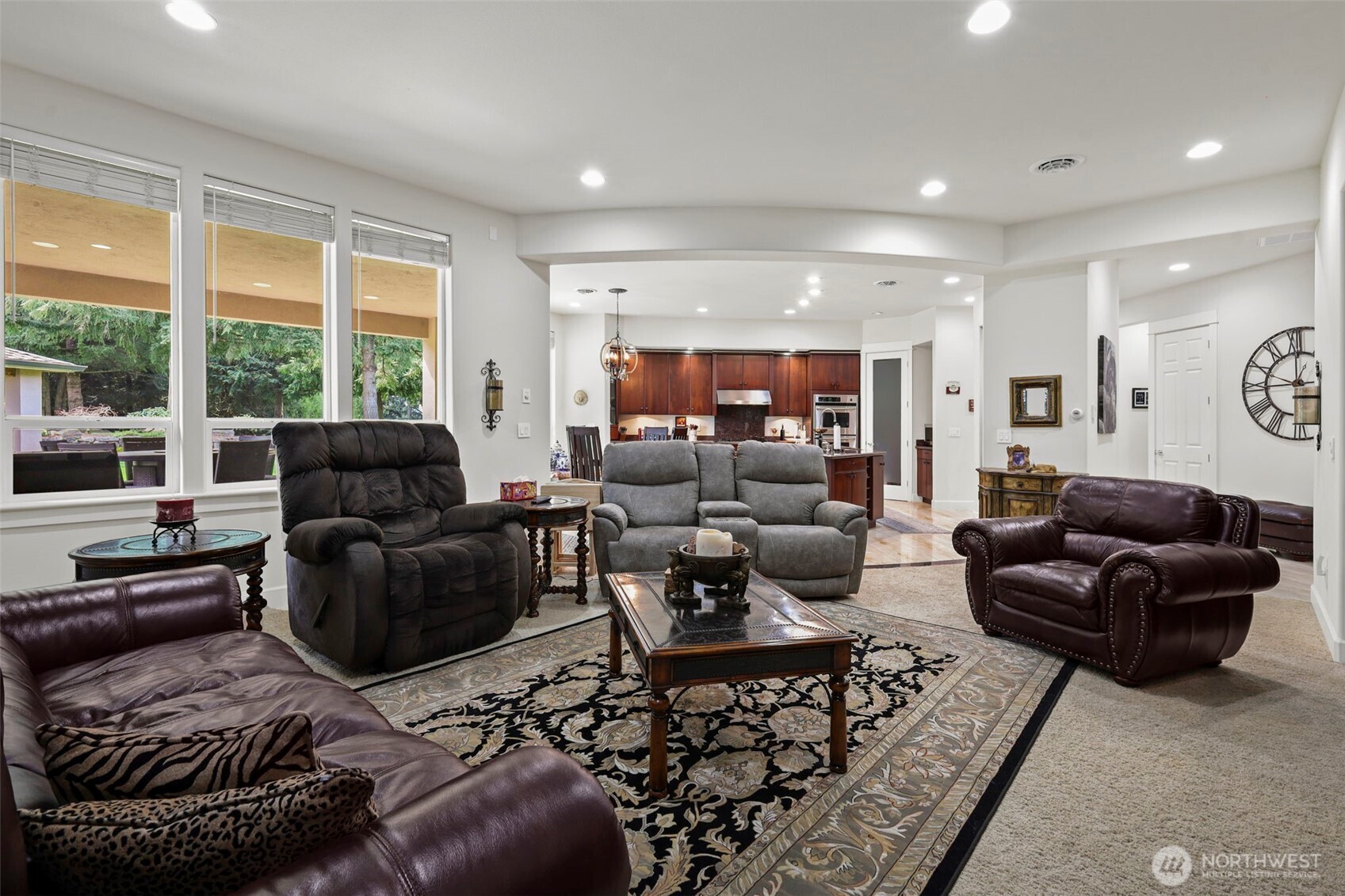 13612 231st Street East Graham, WA 98338 - Photo 10 of 40 a living room with furniture and a large window