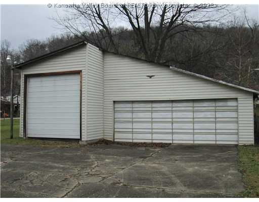 Garage. LARGE ENOUOGH TO HOLD RV