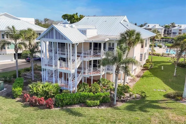a aerial view of a house