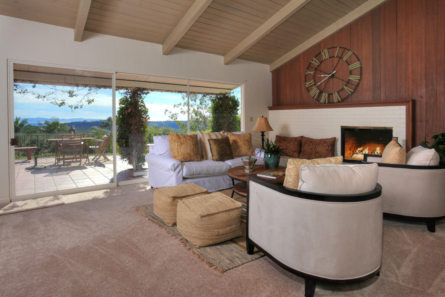 1605 Paterna Road Santa Barbara, CA 93103 - Photo 8 of 26 a living room with furniture and a large window