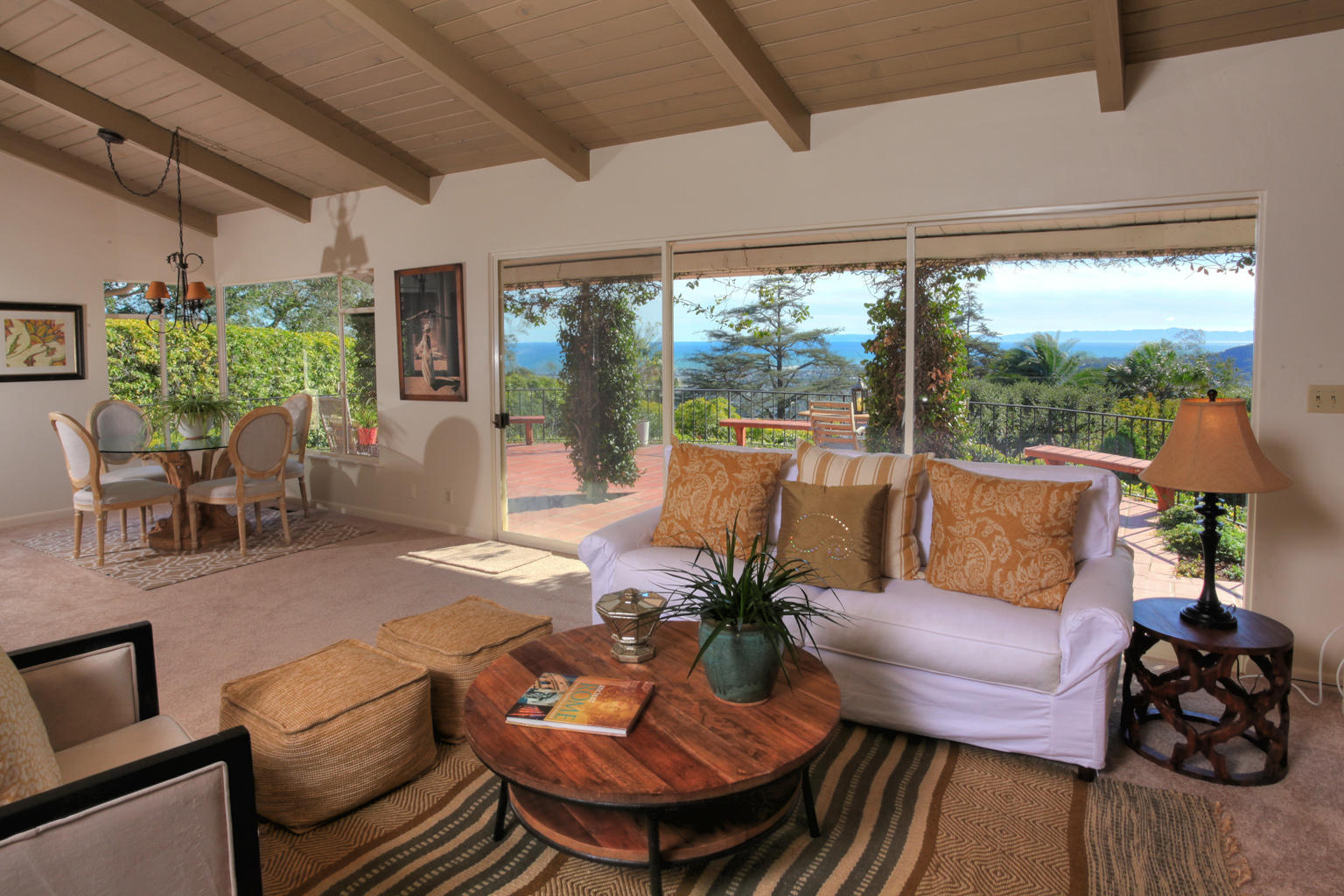 1605 Paterna Road Santa Barbara, CA 93103 - Photo 9 of 26 a living room with furniture and a large window