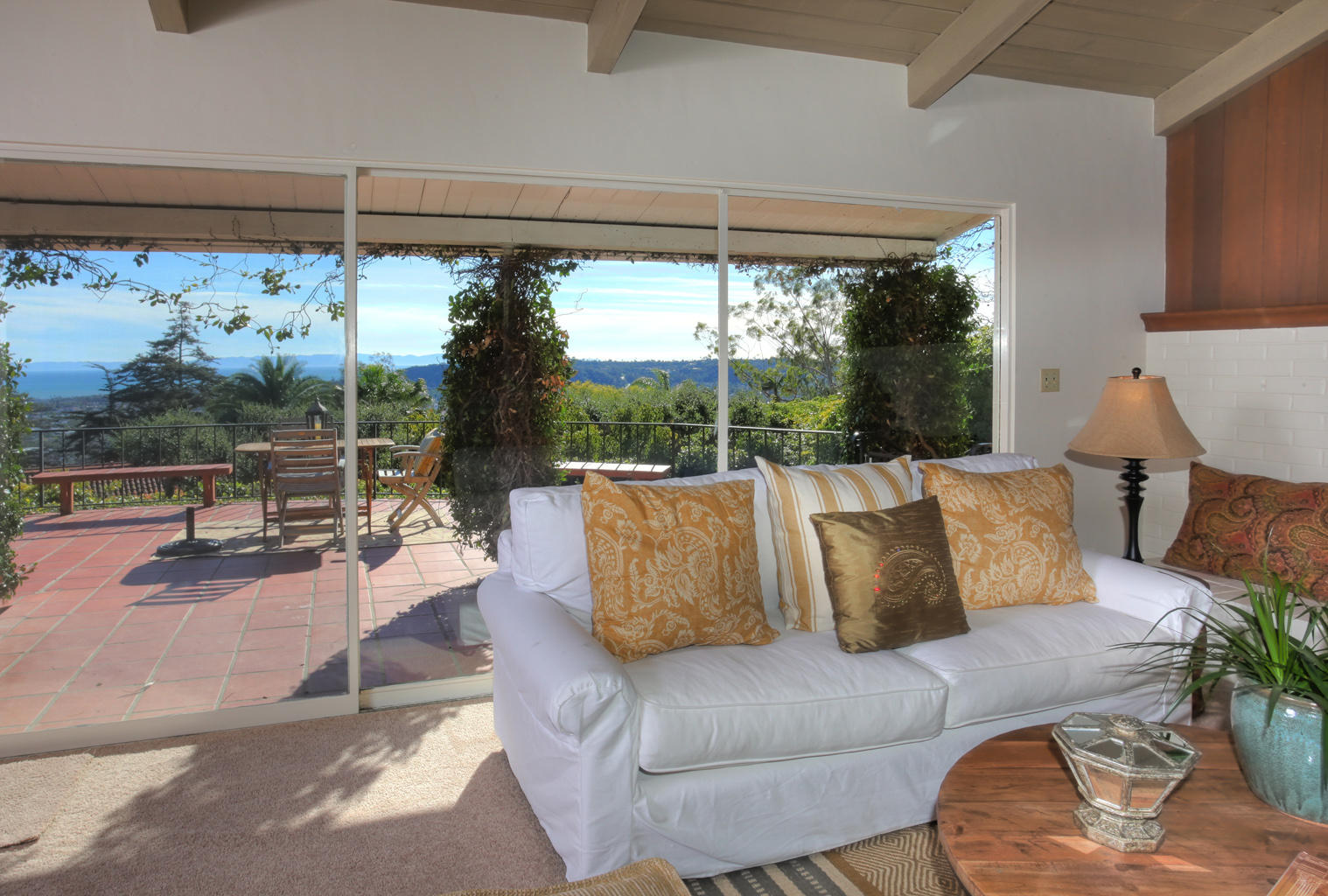 1605 Paterna Road Santa Barbara, CA 93103 - Photo 10 of 26 a outdoor living room with furniture