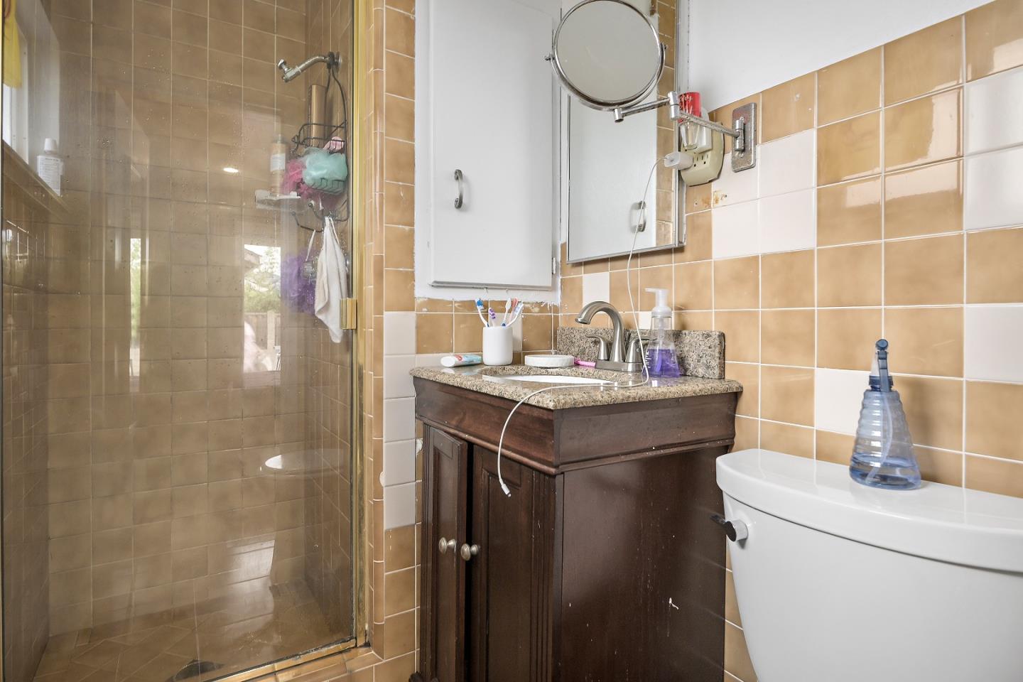 1481 Kooser Road San Jose, CA 95118 - Photo 14 of 16 a bathroom with a sink and a mirror