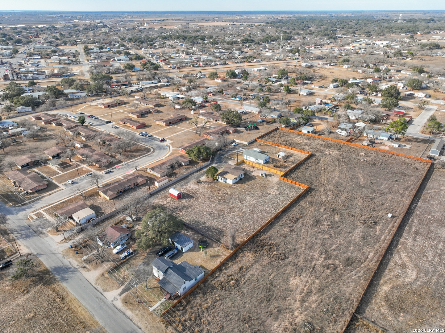 523 A Rossville Road Devine, TX 78016 - Photo 23 of 31 an aerial view of residential houses with outdoor space