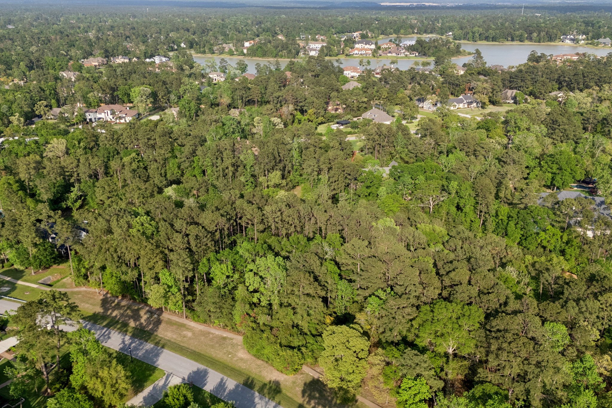 27318 Whispering Maple Way Spring, TX 77386 - Photo 12 of 16 an aerial view of residential house with yard and outdoor space