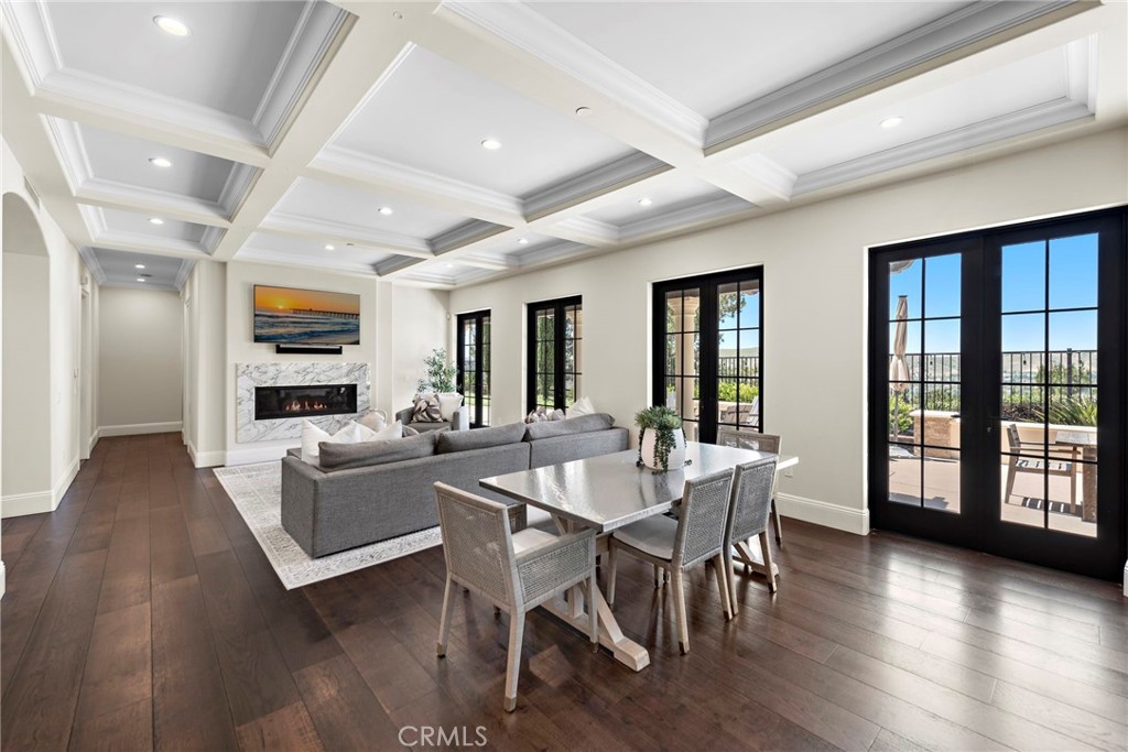 19 Alexa Lane Ladera Ranch, CA 92694 - Photo 23 of 63 a view of a dining room with furniture window and wooden floor