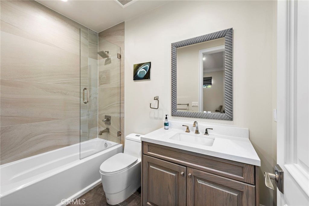 19 Alexa Lane Ladera Ranch, CA 92694 - Photo 34 of 63 a bathroom with a sink toilet vanity and shower