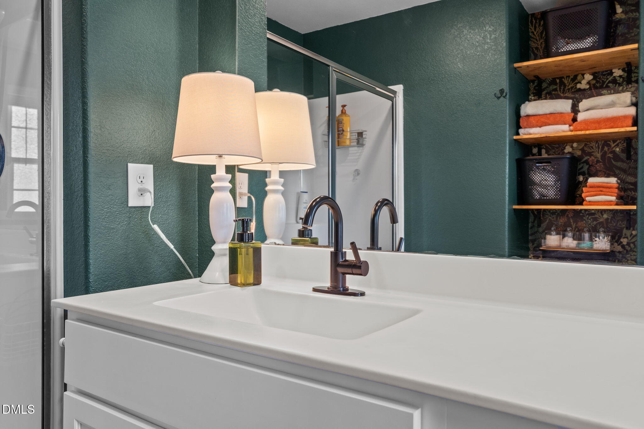 357 Gourd Street Zebulon, NC 27597 - Photo 30 of 50 a bathroom with a sink and a mirror