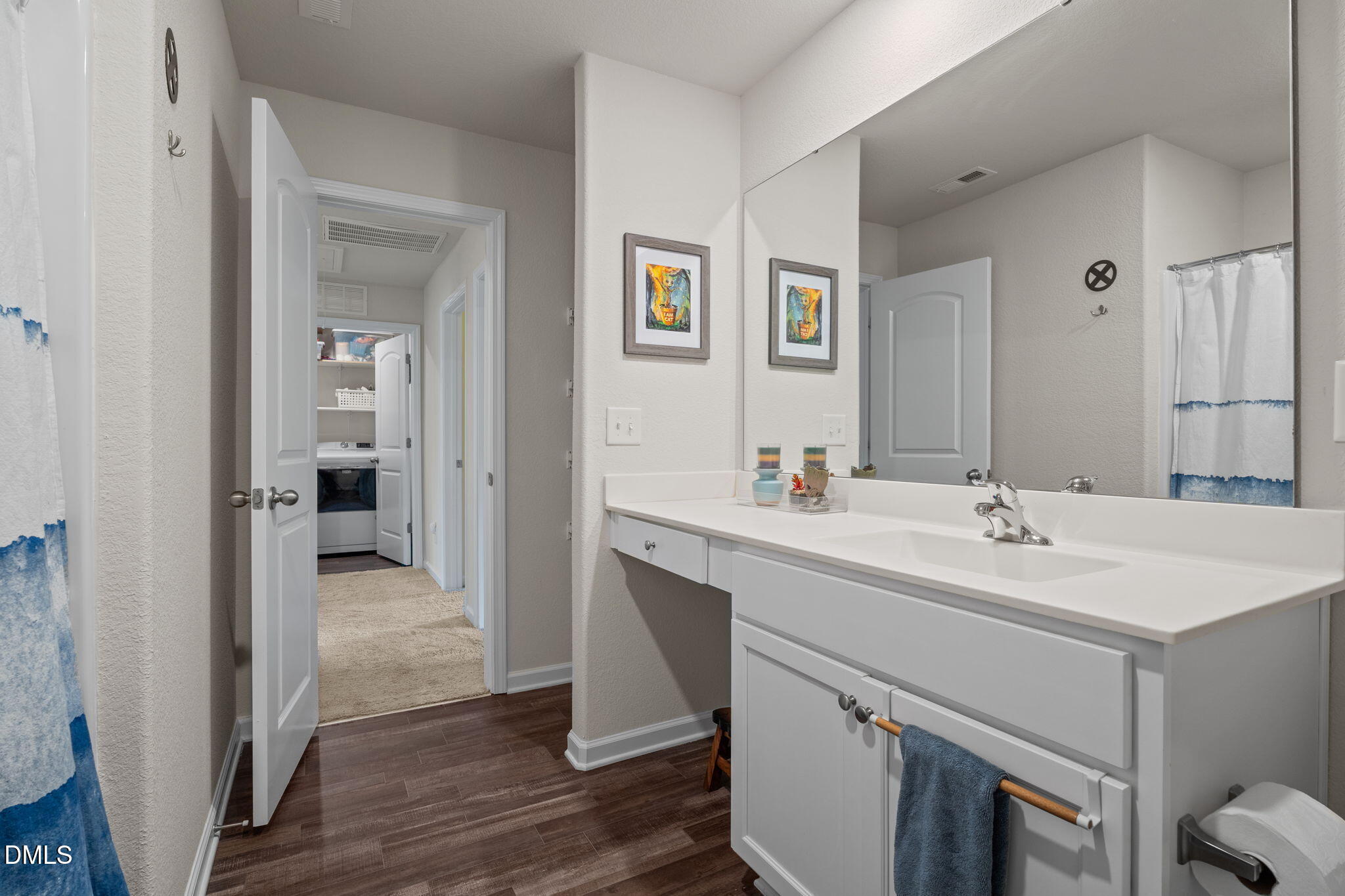 357 Gourd Street Zebulon, NC 27597 - Photo 37 of 50 a bathroom with a sink and a mirror