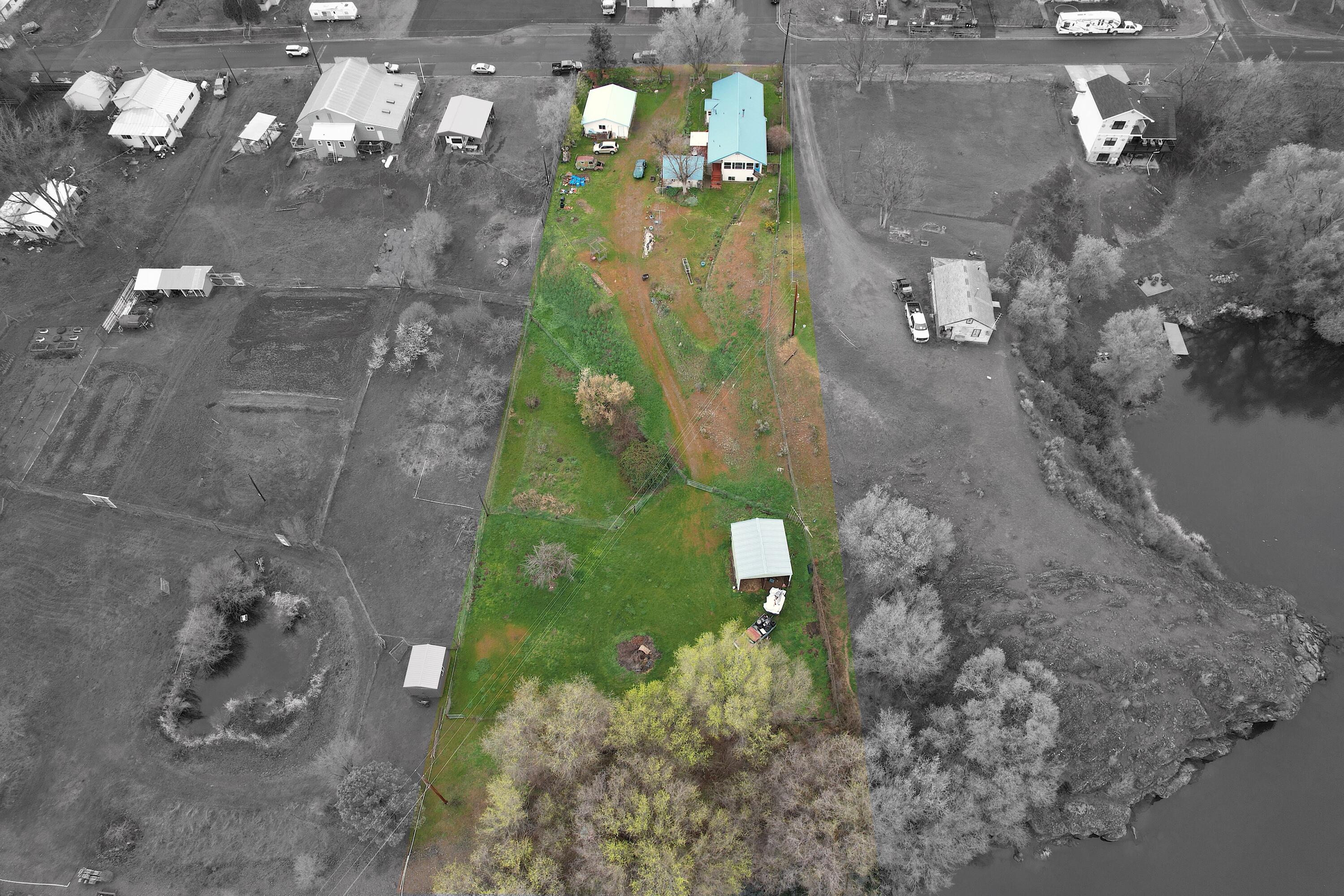298 Main Street Monument, OR 97864 - Photo 66 of 66 a aerial view of a house with a yard