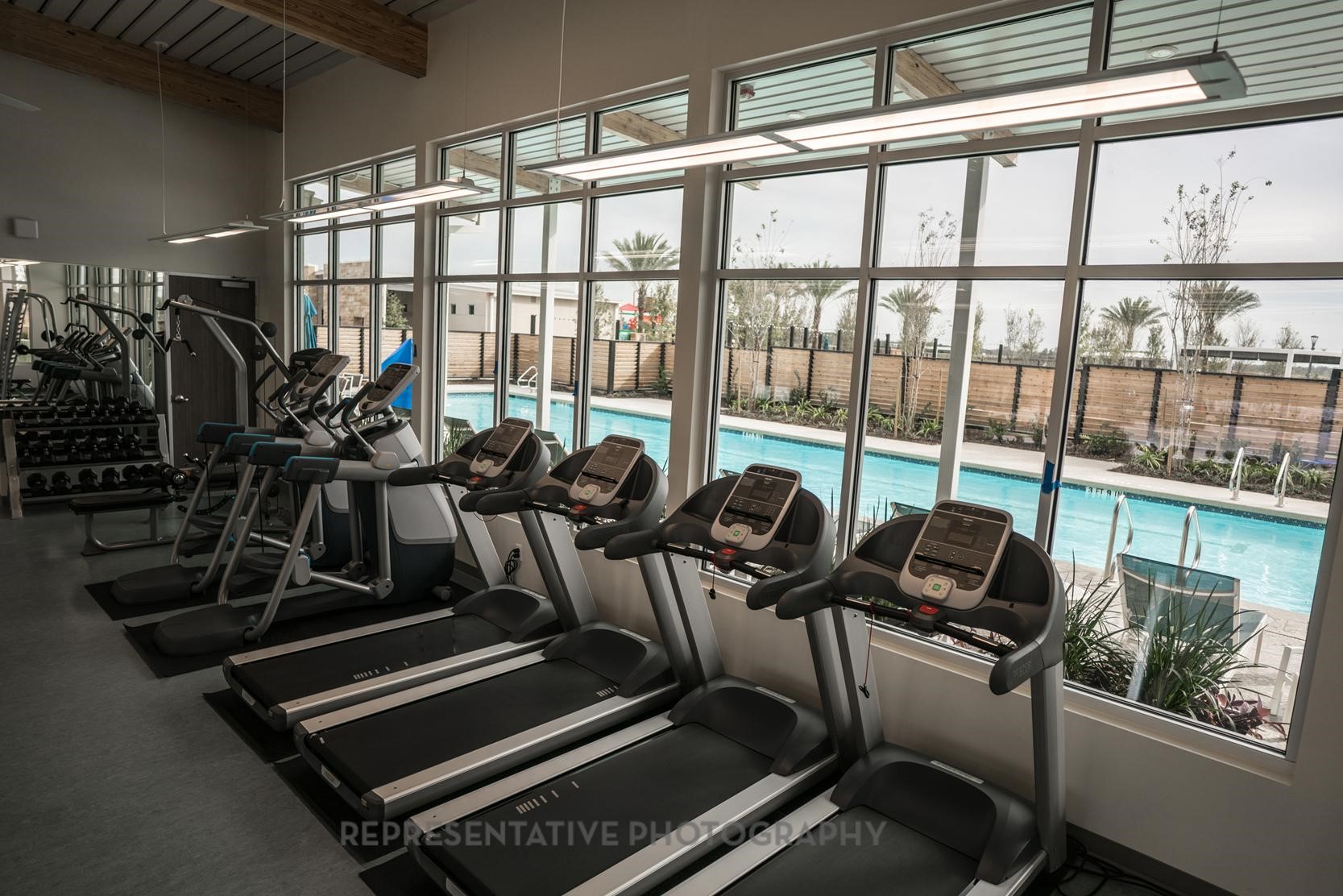 8911 Blue Grotto Lane Manvel, TX 77578 - Photo 21 of 34 a view of a room with gym equipment