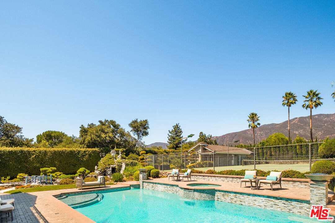 1047 East Pomello Drive Claremont, CA 91711 - Photo 64 of 73 a view of swimming pool with outdoor seating